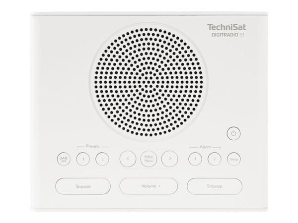 TechniSat DigitRadio 51 - DAB-radio - hvit