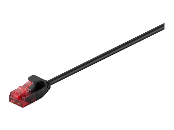 MicroConnect - Nettverkskabel - RJ-45 (hann) til RJ-45 (hann) - 15 cm - UTP - CAT 6 - uten hindringer, flertrådet - svart