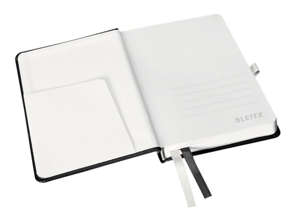 Leitz Style A6 - Notisbok - eskebundet - 80 ark - rutet - satinsvart