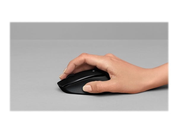 Logitech B330 Silent Plus - Mus - optisk - 3 knapper - trådløs - 2.4 GHz - USB trådløs mottaker