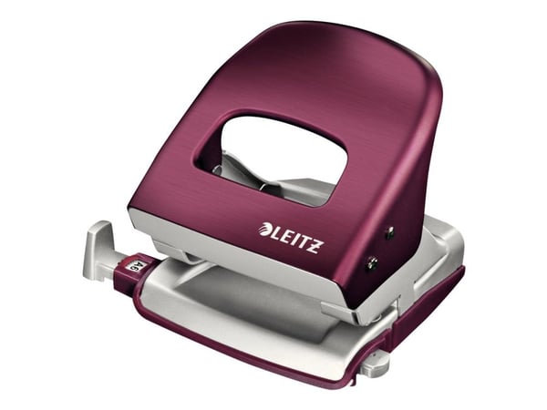 Leitz NeXXt 5006 - Hullstanser - 30 ark / 3 mm - metall, plast - granatrød