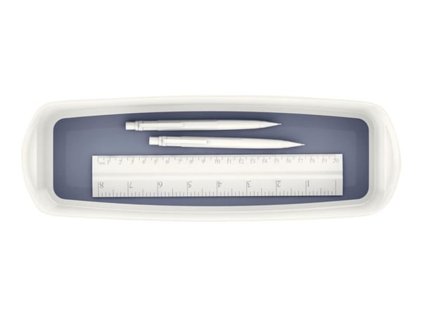 Leitz MyBox Long - Lagringsfack - vit