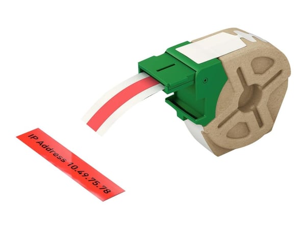 Leitz - Selv-adhesiv - rød - Rull (1,27 cm x 11,8 m) 1 kassett(er) merketape - for Leitz Icon Smart Labeling System