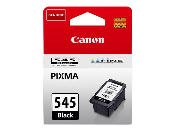 Canon PG-545, Perusvärintuotto, Musta, Väriainepohjainen muste, 1 kpl, 180 sivua, Kertapakkaus