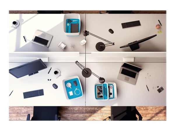 Leitz MyBox Long - Lagringsfack - blå-metallic