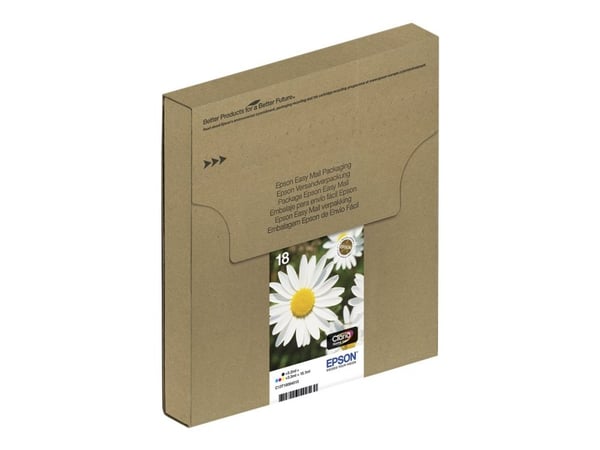 Epson Daisy Multipack 4-colours 18 EasyMail, Perusvärintuotto, 5,2 ml, 3,3 ml, 1 kpl, Monipakkaus