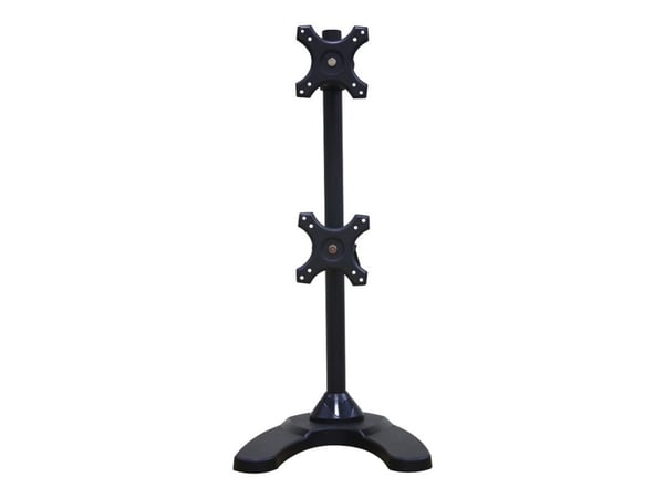 Neomounts FPMA-D700DDV - Stativ - full bevegelse - for 2 LCD-skjermer - svart - skjermstørrelse: 10"-27" - skrivebordsstativ, malje, skrivebordsmon...