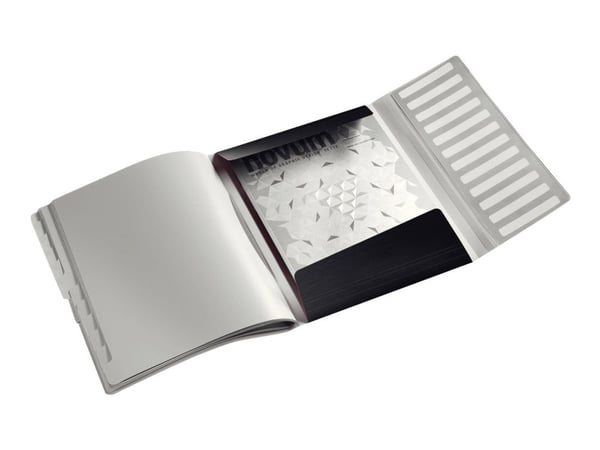 Leitz Esijärjestin Style PP 12 jak., A4, Polypropeeni (PP), Musta, Muotokuva, 200 arkkia, 80 g/m²