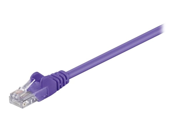 MicroConnect - Nettverkskabel - RJ-45 (hann) til RJ-45 (hann) - 1.5 m - UTP - CAT 5e - flertrådet - purpur