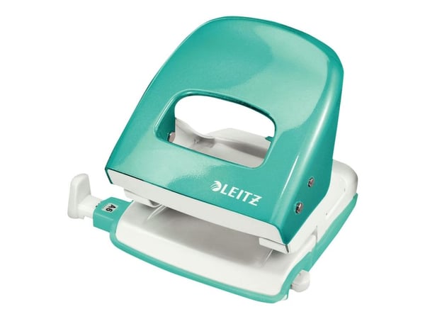Hullemaskin Leitz 5008 NeXXt WOW, 2-hulls 30 ark Isblå