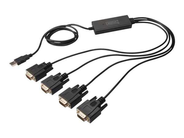 DIGITUS DA-70159 - Seriell adapter - USB - RS-232 x 4