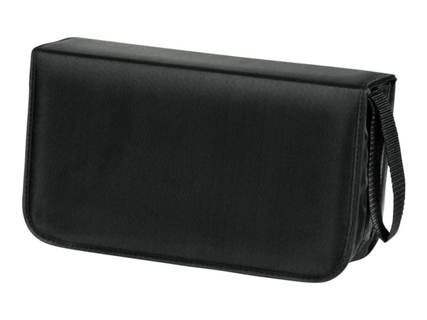 Hama CD Wallet 120 - Lomme for CD/DVD-plater - 120 plater - nylon - svart