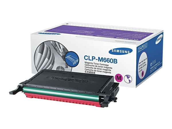 Samsung CLP-M660B - Magenta - original - tonerpatron - for CLP-610ND, 660N, 660ND; CLX-6200FX, 6200ND, 6210FX, 6240FX