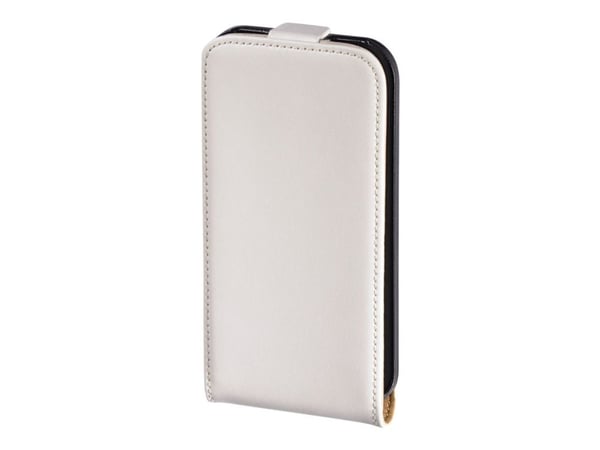 Hama Mobile Phone Window Case "Frame" - Eske for mobiltelefon - lær - hvit