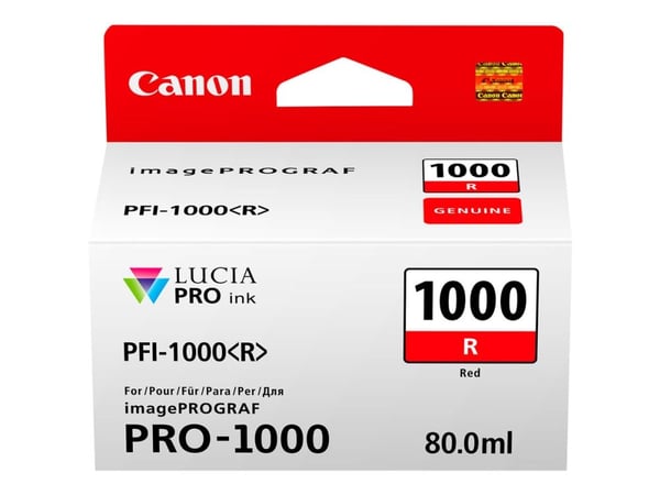 Canon 0554C001, Punainen, Väriainepohjainen muste, 80 ml, 5355 sivua