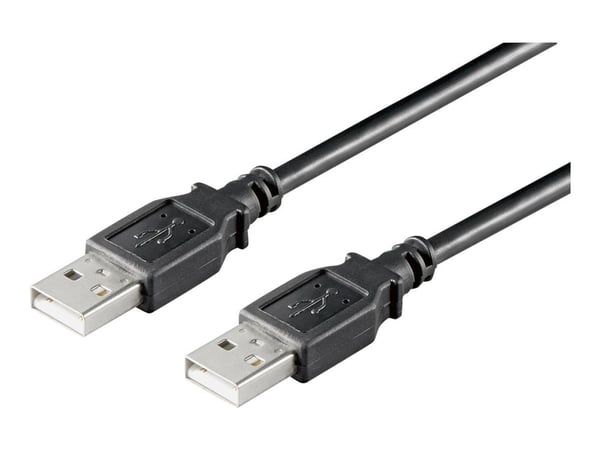 MicroConnect USB 2.0 - USB-kabel - USB (hann) til USB (hann) - USB 2.0 - 1.8 m - svart