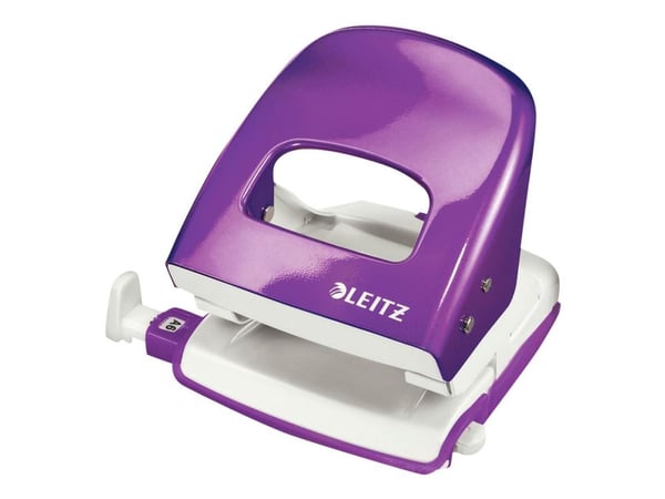 Leitz WOW NeXXt 5008 - Hullemaskine - 30 ark / 3 mm - metall - metallisk violblå