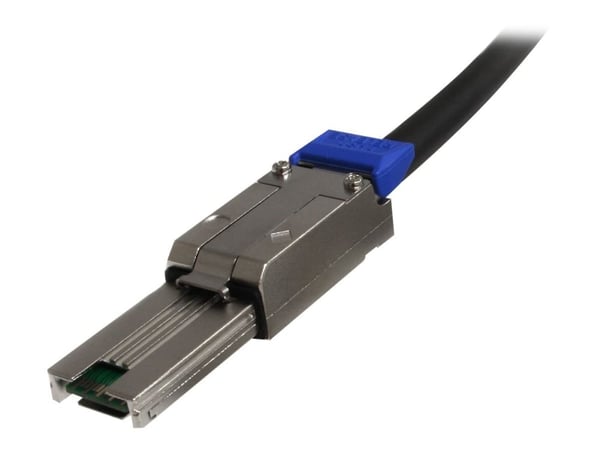StarTech.com 2m ulkoinen Mini-SAS-kaapeli - Serial Attached SCSI SFF-8088 - SFF-8088 - 2x SFF-8088 (M) - 2 metriä, musta (ISAS88882) - SAS ulkoinen...