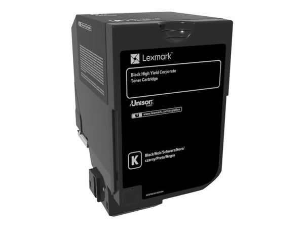 Lexmark - Lång livslängd - svart - original - tonerkassett LCCP, LRP, Lexmark Corporate - för Lexmark CS720de, CS720dte, CS725de, CS725dte