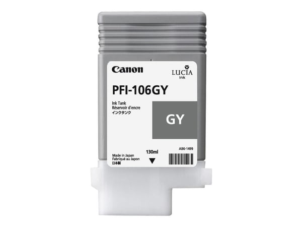 Canon PFI-106 PGY - 130 ml - fotogrå - original - blekkbeholder - for imagePROGRAF iPF6400, iPF6400SE, IPF6450