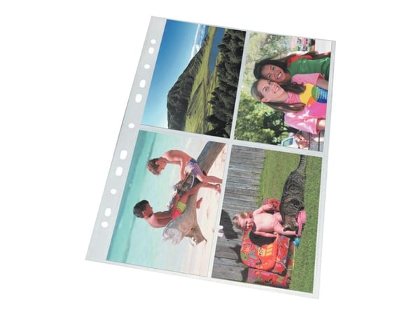 Fotofickor 10x15 cm A4 80my klar Esselte PhotoSafe - (25 st.)