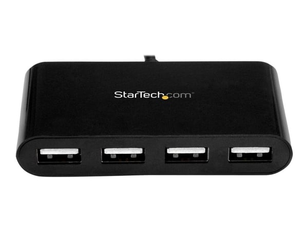 StarTech.com 4-Port USB-C Hub - USB-C to 4x USB-A Hub Adapter - Mini USB 2.0 Hub - Bus-powered USB Type-C Port Expander (ST4200MINIC) - Hub - 4 x U...