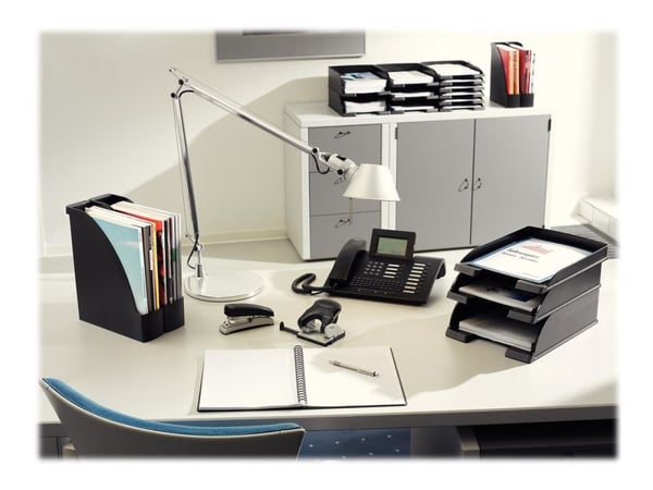 Leitz Plus - Brevfack - för A4 (210 x 297 mm) - svart