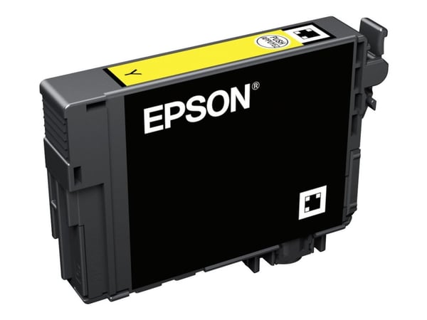 Epson 502XL - 6.4 ml - høykapasitets - gul - original - blære med RF/lyd-alarm - blekkpatron - for Expression Home XP-5100, XP-5150; WorkForce WF-2...
