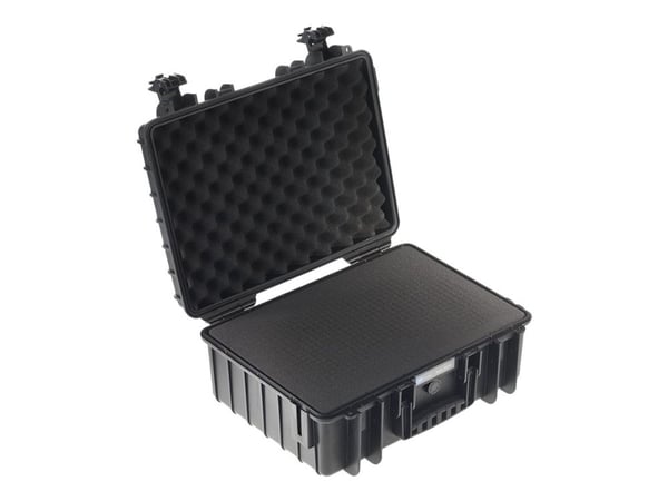 B&W Cases 5000/B/SI, Kova kotelo, Mikä tahansa tuotemerkki, musta B&W Cases 5000/B/SI, Kova kotelo, Mikä tahansa tuotemerkki, musta