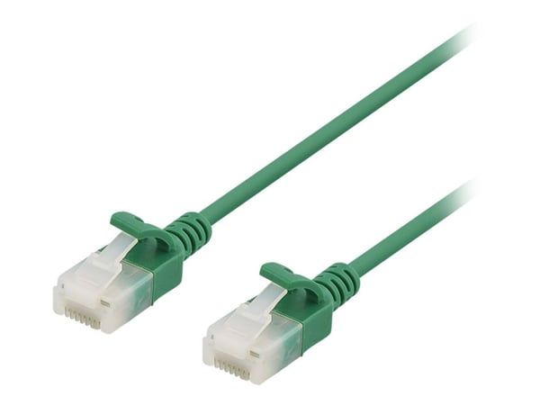 DELTACO - Koblingskabel - RJ-45 (hann) til RJ-45 (hann) - 2 m - UTP - CAT 6a - halogenfri, formstøpt, uten hindringer - grønn