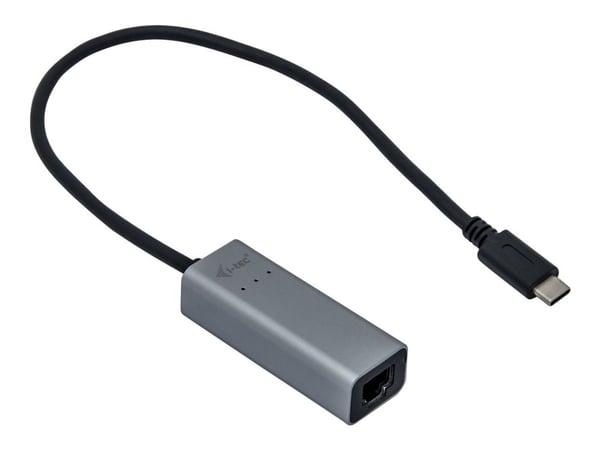 i-Tec USB-C Metal Gigabit Ethernet Adapter - Nettverksadapter - USB-C 3.1 - Gigabit Ethernet x 1 - romgrå
