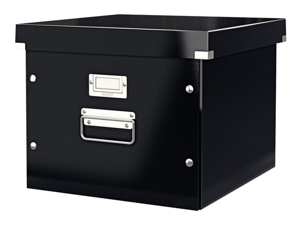 Leitz Click & Store WOW riippukansiolaatikko, 86 % kierrätyskartonki, Musta, Kartonki, 357 mm, 285 mm, 367 mm, 1,21 kg