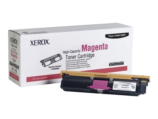 Xerox Phaser 6120 - Høykapasitets - magenta - original - tonerpatron - for Phaser 6115MFP/D, 6115MFP/N, 6120, 6120N, 6120VN