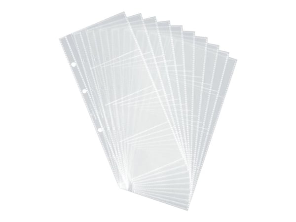 DURABLE VISIFIX - Visittkortside - for 57 x 90 mm - kapasitet: 8 kort - gjennomsiktig (en pakke 10) - for P/N: 2403-01