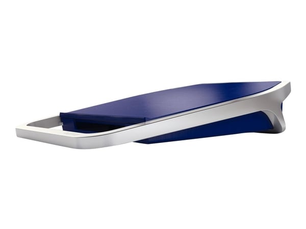 Leitz Style - Batterilader / strømadapter + AC-strømadapter - 2.5 A - 2 utgangskontakter (USB) - blå, titan