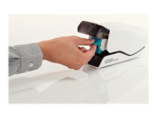 Rapid Supreme 5025e - Elektrisk stiftemaskin - robust - 25 ark - plast, metall - hvit