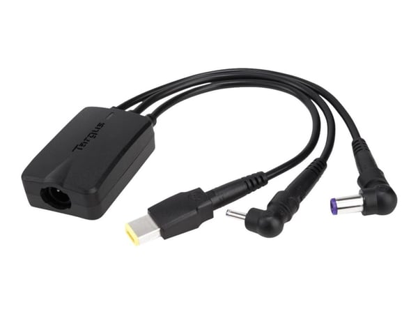 Targus 3-Way DC Charging Hydra - Strømadapter - 3-stiftsstrøm - svart - Europa - for Targus Universal USB 3.0, Universal USB 3.0 DV4K