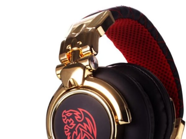 Tt eSPORTS DRACCO Signature, Langallinen, 10 - 22000 Hz, Pelaaminen, Kuulokkeet, musta, Kulta, Punainen