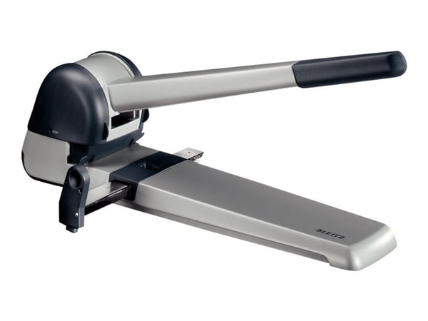 Leitz - Hullstanser - robust - 250 ark / 25 mm - presstøpt aluminiium - sølv
