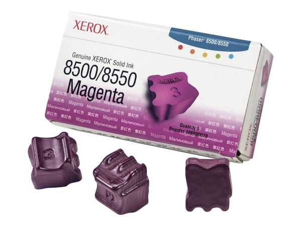 Xerox Phaser 8500/8550 - Magenta - solid blekk - for Phaser 8500DN, 8500N, 8550DP, 8550DT, 8550DX