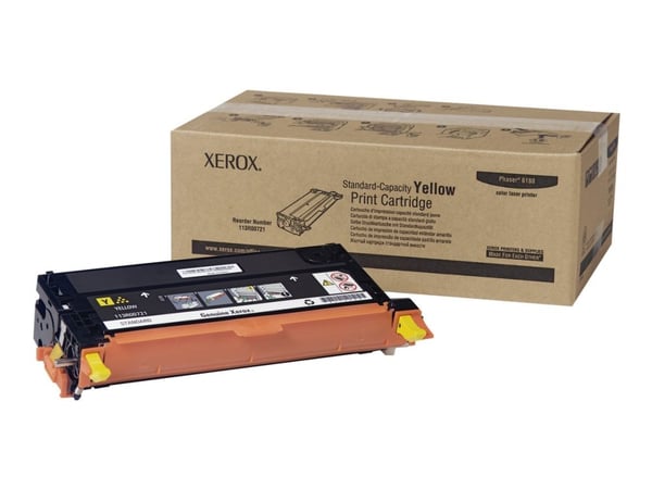 Xerox Phaser 6180MFP - Gul - original - tonerpatron - for Phaser 6180DN, 6180MFP/D, 6180MFP/N, 6180N