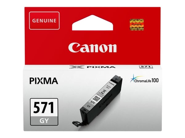 Canon CLI-571GY - 7 ml - grå - original - blekkbeholder - for PIXMA MG7750, MG7751, MG7752, MG7753, TS8050, TS8051, TS8052, TS8053, TS9050, TS9055