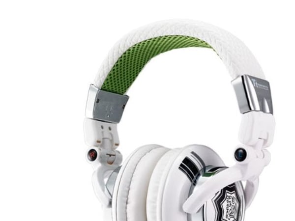 Tt eSPORTS CHAO DRACCO - Hodetelefoner - full størrelse - kablet - 3,5 mm jakk - hvit