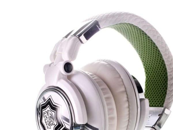 Tt eSPORTS CHAO DRACCO - Hodetelefoner - full størrelse - kablet - 3,5 mm jakk - hvit
