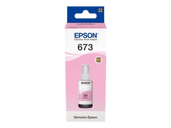 Epson T6736 - 70 ml - lys magenta - original - blekkrefill - for Epson L1800, L800, L805, L810, L850; EcoTank L1800