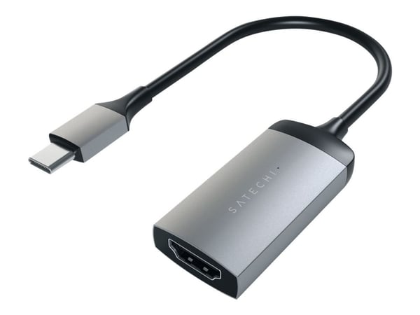 Satechi ST-TC4KHAM - Videoadapteri - USB-C han til HDMI hun - 20,3 cm - avaruusharmaa - 4K-tuki