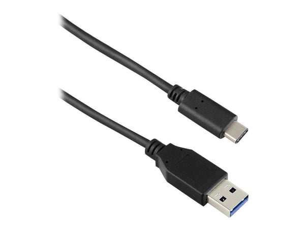 Targus - USB-kabel - USB-C (hann) til USB-type A (hann) - USB 3.1 Gen 2 - 3 A - 1 m - 4K-støtte - svart - Europa