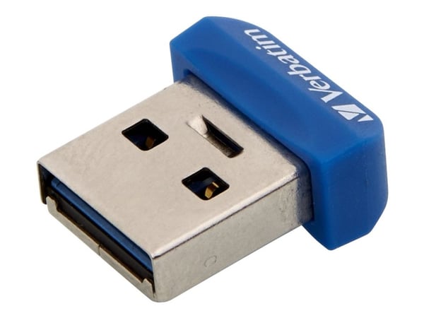 Verbatim Store 'n' Stay NANO - USB-flashstasjon - 32 GB - USB 3.0 - blå