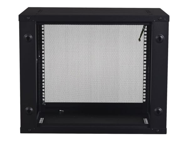 APC NetShelter WX AR109 - Skap - veggmonterbar - svart - 9U - 19" - for P/N: ACF600, AR8213, NBWL0355A, NBWL0356A