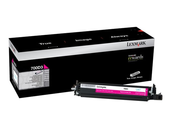 Lexmark 700D3 - Magenta - original - fremkallersett LCCP - for Lexmark C2132, CS310, CS317, CS417, CS517, CX317, CX410, CX417, CX510, CX517, XC2130